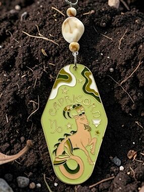 🆕 Capricorn Zodiac/Earth Sign Pendant Necklace/Stainless Steel